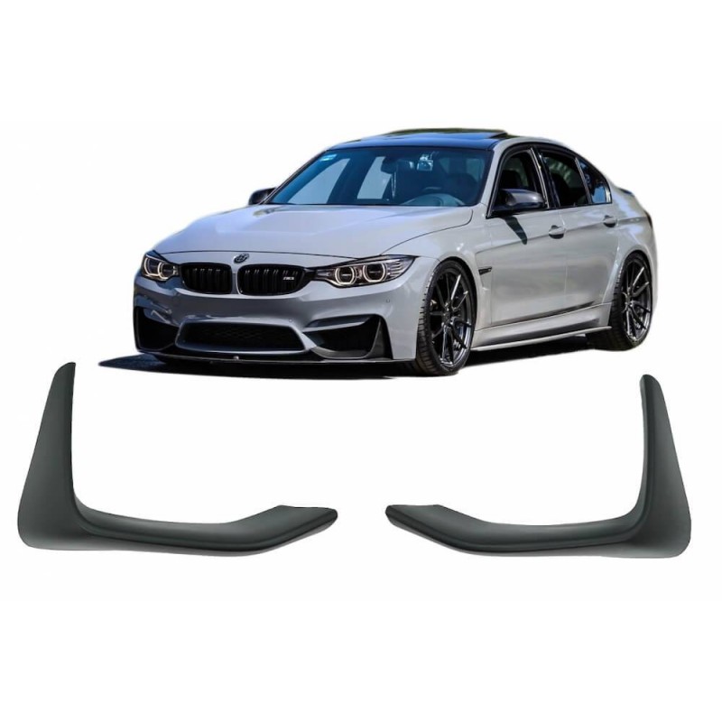 2x Splitters / Rajouts de pare choc BMW M3 F80, M4 F82, M4 F83 14-19