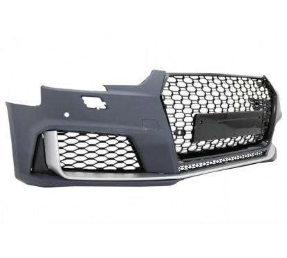 Pare choc + calandre avant Audi A4 B9 Look RS4 (16-18)