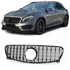 Calandre Mercedes GLA X156 noir/chrome Look AMG Panamericana GT 13-16