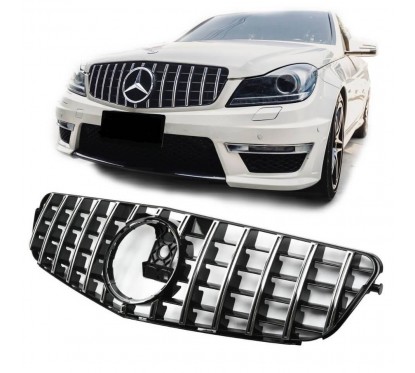 Grille de calandre Mercedes Classe C W204 Panamericana Look AMG 07-14