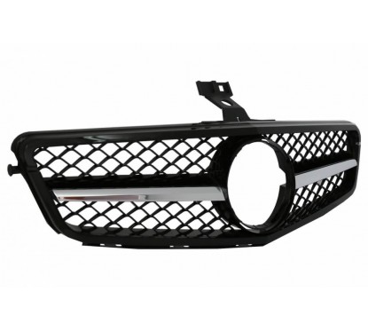 Calandre Mercedes Classe C Noir et Chrome Look C63 W204 07-14