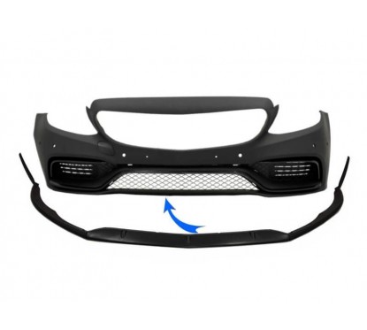 Rajout de pare choc Noir Mercedes classe C W205, S205, C205 (14-18)