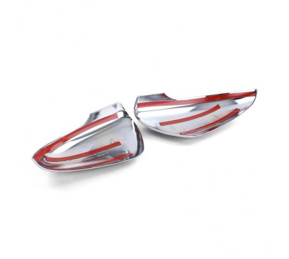 2x Coques rétroviseurs Chrome Volkswagen Golf 6 5K1 (08-12)
