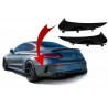 2x Ailerons pare choc arriere Mercedes Classe C C205, A205 Noir brillant 14-18