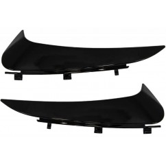 2x Ailerons pare choc arriere Mercedes Classe C C205, A205 Noir brillant 14-18