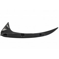 2x Ailerons pare choc arriere Mercedes Classe C C205, A205 Noir brillant 14-18