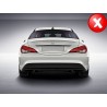Diffuseur + Echappements Mercedes CLA W117 Look CLA 45 AMG 13-16