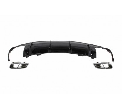 Diffuseur + Echappements Mercedes CLA W117 Look CLA 45 AMG 13-16