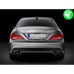 Diffuseur + Echappements Mercedes CLA W117 Look CLA 45 AMG 13-16