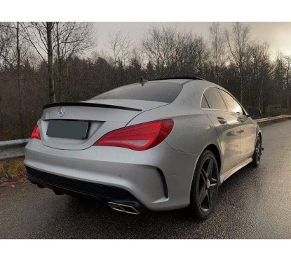 Diffuseur + échappements Chrome Mercedes CLA W117 Coupé Look 45 AMG (13-19)