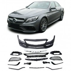 Pare-chocs avant Mercedes Classe C W205 (14+) Berline S205 Modèle T (+15) C205 Coupé (+15) A205 Cabriolet (+14) C63 A-Design