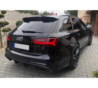 Becquet en ABS Audi A6 C7 Break (11-18) Look RS6