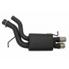Diffuseur arriere BMW serie 5 F10 double tuyaux d'echappement 11-16