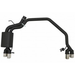 Diffuseur arriere BMW serie 5 F10 double tuyaux d'echappement 11-16
