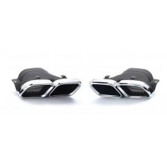Diffuseur arriere + echappements Mercedes Classe C W205 S205 Look C63s avec pare choc AMG 14-18