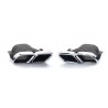Diffuseur arriere + echappements Mercedes Classe C W205 S205 Look C63s avec pare choc AMG 14-18