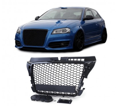 Calandre Noir Brillant Audi A3 8P 08-12