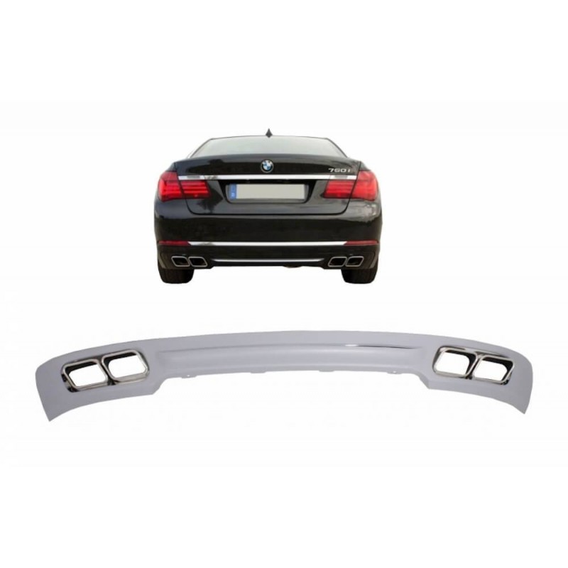 Diffuseur + sorties d'échappements Bmw série 7 F01 Look 760i (08+) Diffuseur + sorties d'échappements Bmw série 7 F01 Look 760i (08+)