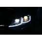 2x Phares LED adaptables sur Golf VII 7 look Facelift 7.5 R-Line lisere chrome 12-17