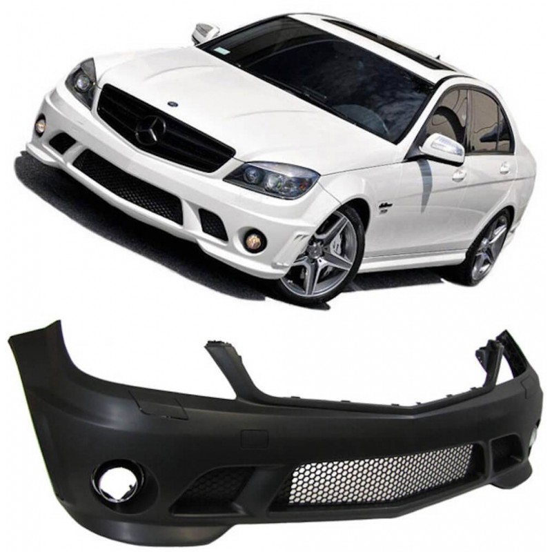 Pare-chocs avant Mercedes Classe C W204 Look 63 AMG (07-11)