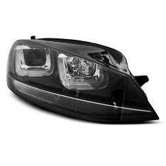 2x Phares LED adaptables sur Golf VII 7 12-17 Black Line Look 12-17