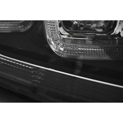 2x Phares LED adaptables sur Golf VII 7 12-17 Black Line Look 12-17