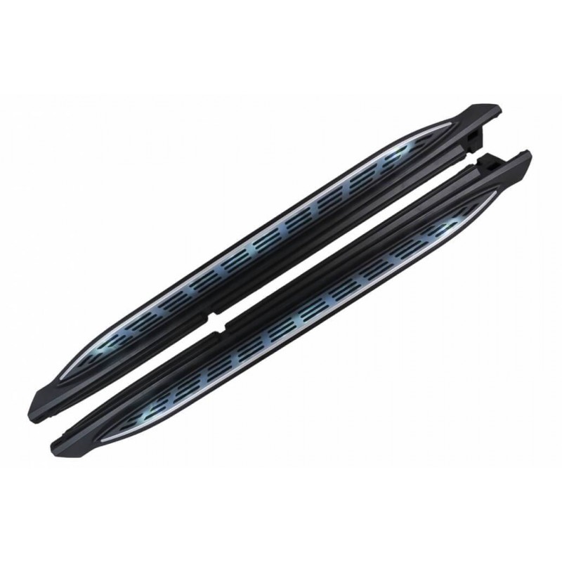 2x Marches Pieds Mercedes GLE SUV W167 avec éclairage LED (19-25)