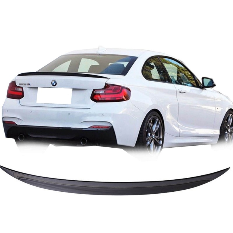 Becquet Noir brillant BMW Série 2 F22 coupé, M2 et F23 Cab (13+)