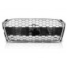 Calandre Audi A5 B9 F5 Look RS Noir et Chrome 16+