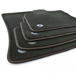 Set tapis effet velours Audi A3 8V Couture rouge