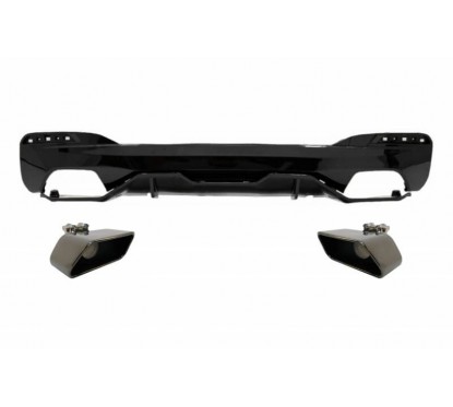 Diffuseur BMW serie 5 G30 31 Noir Look M performance 17+