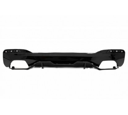 Diffuseur Noir brillant + embout BMW série 5 G30 31 Look M performance (17-20)
