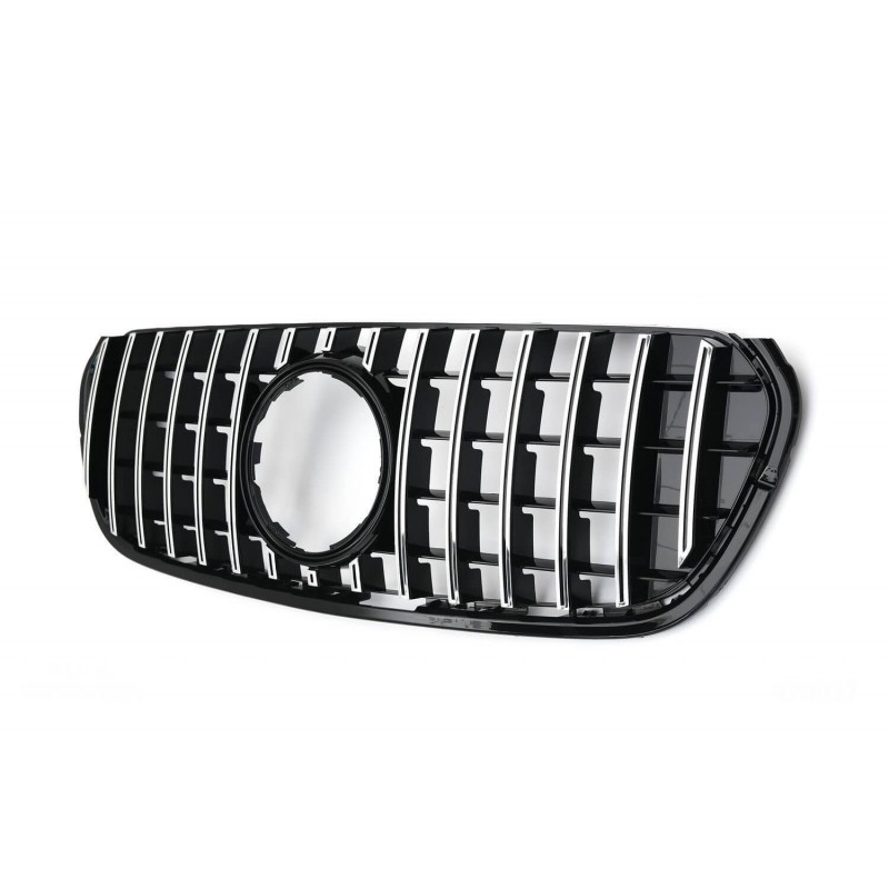 Calandre Mercedes Classe X W470 Look Panamericana AMG Chrome/noir