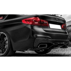 Diffuseur arriere Noir brillant BMW Serie 5 G30 G38 M Performance 16+
