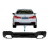 Diffuseur arriere Noir brillant BMW Serie 5 G30 G38 M Performance 16+
