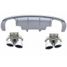 Diffuseur arriere Audi Q5 8R Facelift Double sortie Look SQ5 (13-16) avec pare choc S-Line