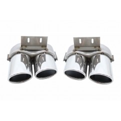 Diffuseur arriere Audi Q5 8R Facelift Double sortie Look SQ5 (13-16) avec pare choc S-Line