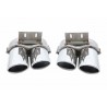 Diffuseur arriere Audi Q5 8R Facelift Double sortie Look SQ5 (13-16) avec pare choc S-Line