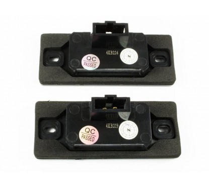 2x Eclairages de plaque LED Blanc Pur adaptable sur Vw Tiguan, Touareg & Porsche Cayenne (02-15)