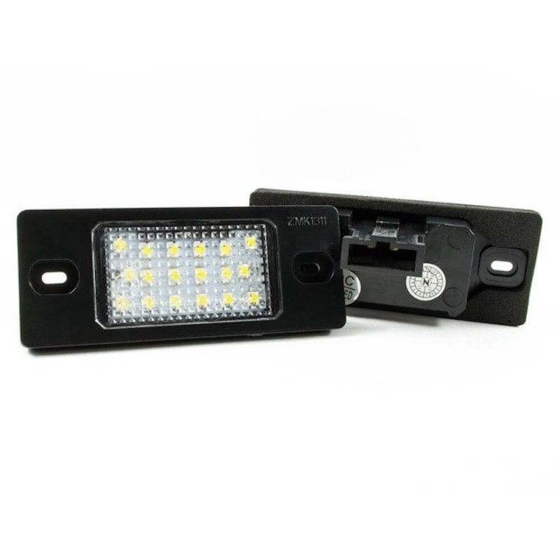 2x Eclairages de plaque LED Blanc Pur adaptable sur Vw Tiguan, Touareg & Porsche Cayenne (02-15)