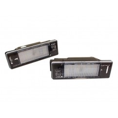 2x Eclairages de plaque LED - Blanc Pur 106 1007 207 307 308 3008 406 407 508