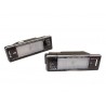 2x Eclairages de plaque LED - Blanc Pur 106 1007 207 307 308 3008 406 407 508