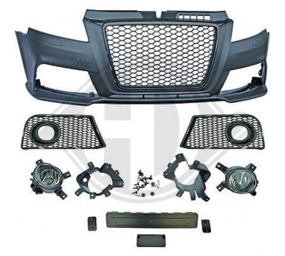 Pare choc + calandre avant Audi A3 8P Look RS3 (08 - 12)