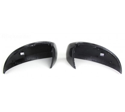 2x Coques de rétroviseurs look carbone adaptable sur Vw Tiguan Sharan Alhambra Skoda Yeti (09-15)