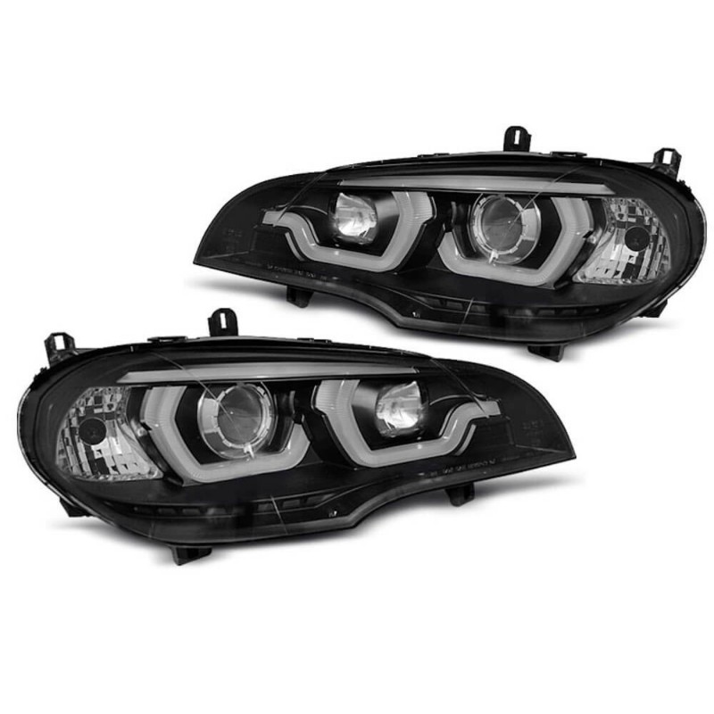 2x Phares BMW X5 E70 LED Black (07-13)