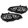 2x Phares BMW X5 E70 LED Black 07-13