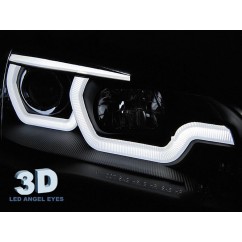 2x Phares BMW X5 E70 LED Black 07-13