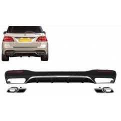Diffuseur arriere GLE W166 Facelift Look GLE63 15-19