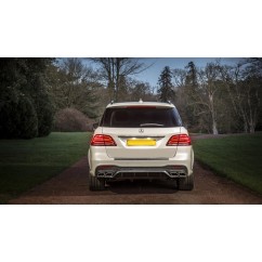 Diffuseur arriere GLE W166 Facelift Look GLE63 15-19