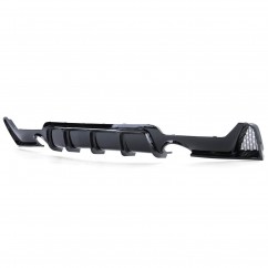 Diffuseur arriere noir brillant BMW serie 4 F32 F36 13+ (1+1)
